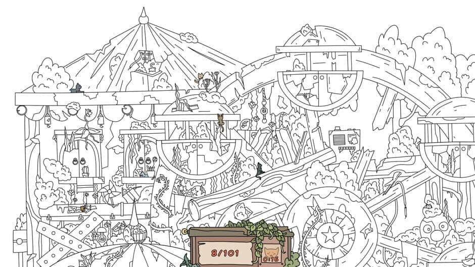 Hidden Cats: Old Amusement Park screenshot