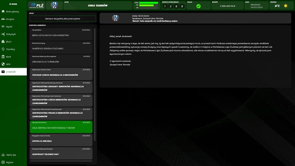 Speedway Club Manager 25 screenshot