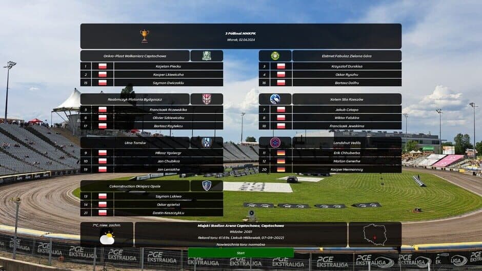 Speedway Club Manager 25 screenshot