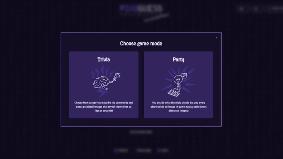 Pixoguess screenshot