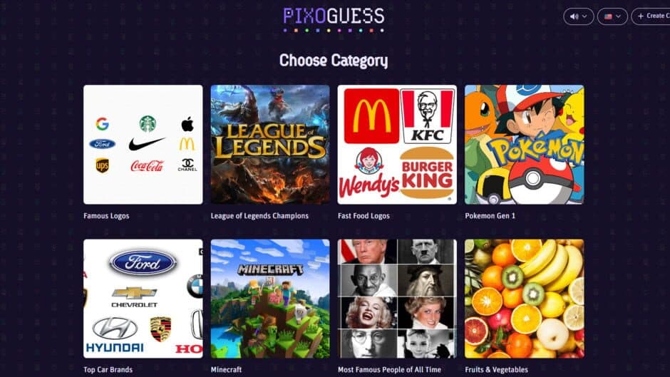 Pixoguess screenshot