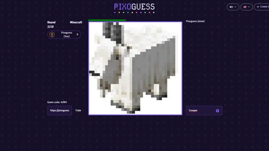 Pixoguess screenshot