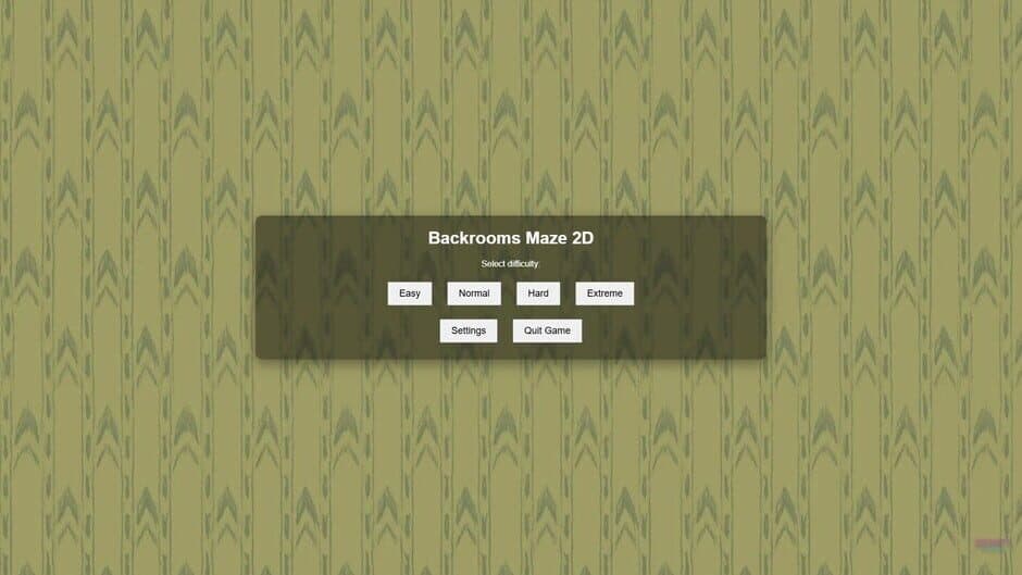 Backrooms Maze 2D screenshot