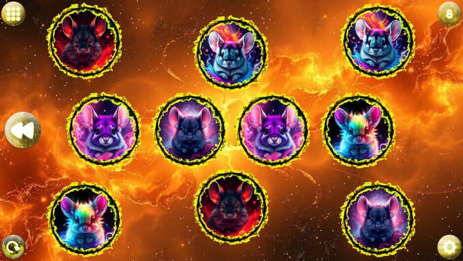 Space Memory: Chinchillas screenshot