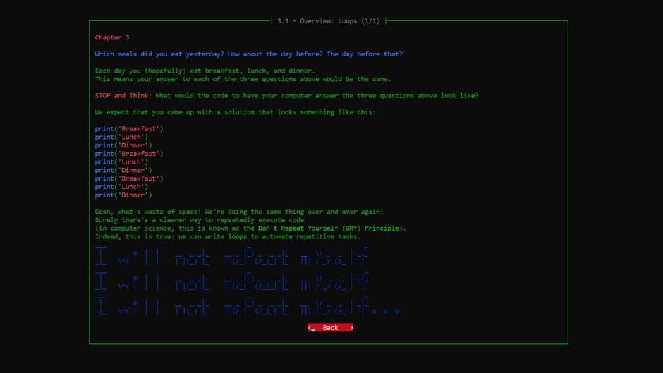 Learn Programming: Python - Retro screenshot