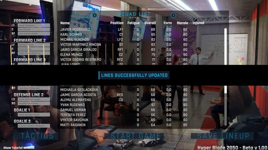HyperBlade 2050: Dystopian Sports Manager screenshot