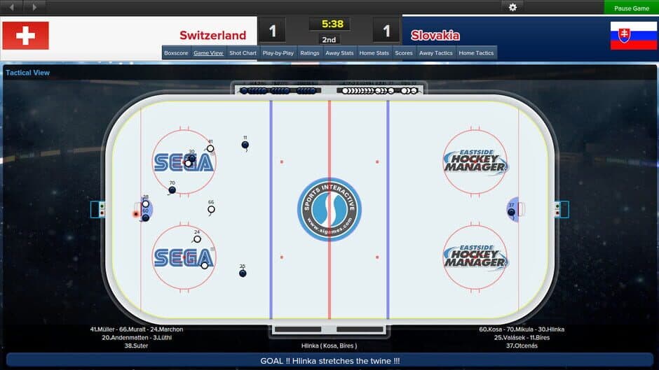 Eastside Hockey Manager screenshot
