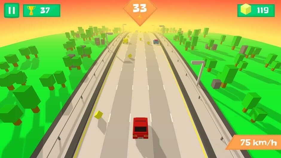Pixel Traffic: Highway Racing screenshot