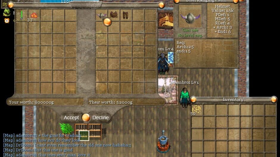Orake 2D MMORPG screenshot