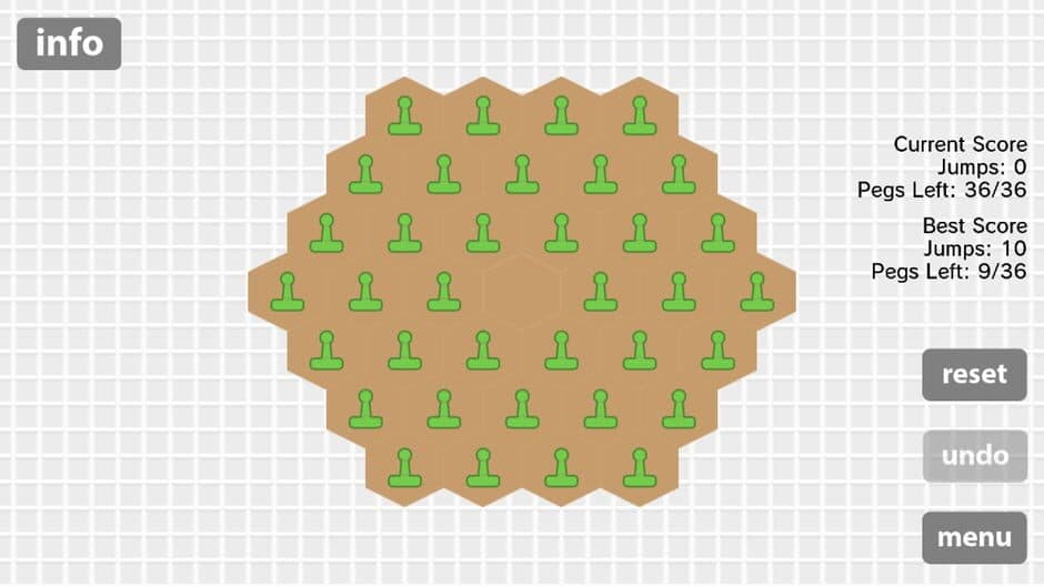 Peg Solitaire screenshot