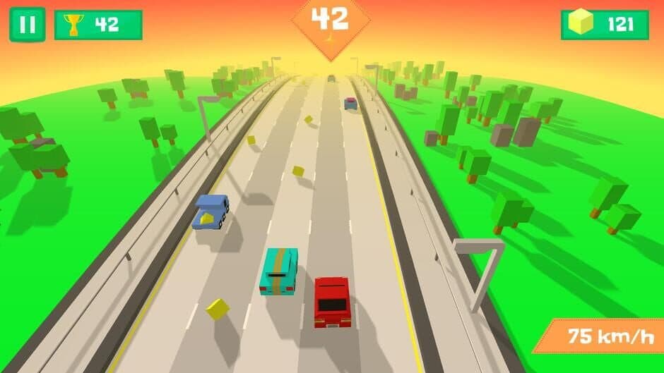 Pixel Traffic: Highway Racing screenshot