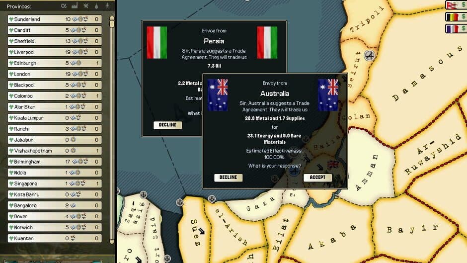 Hearts of Iron II screenshot