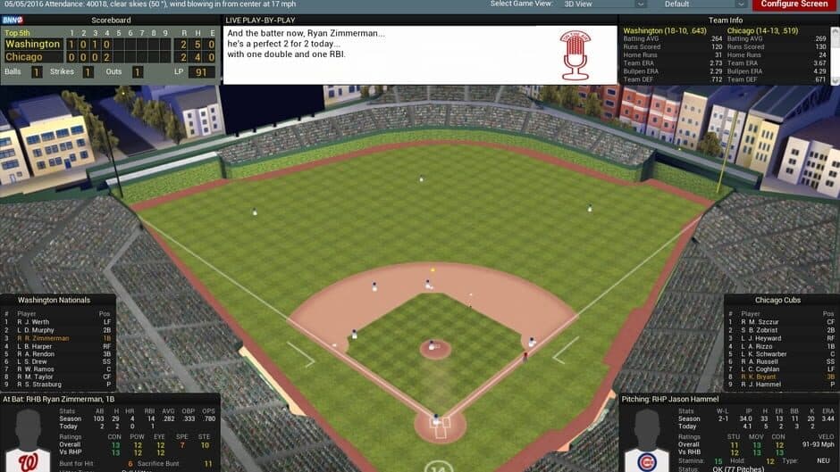 Out of the Park Baseball 17 screenshot
