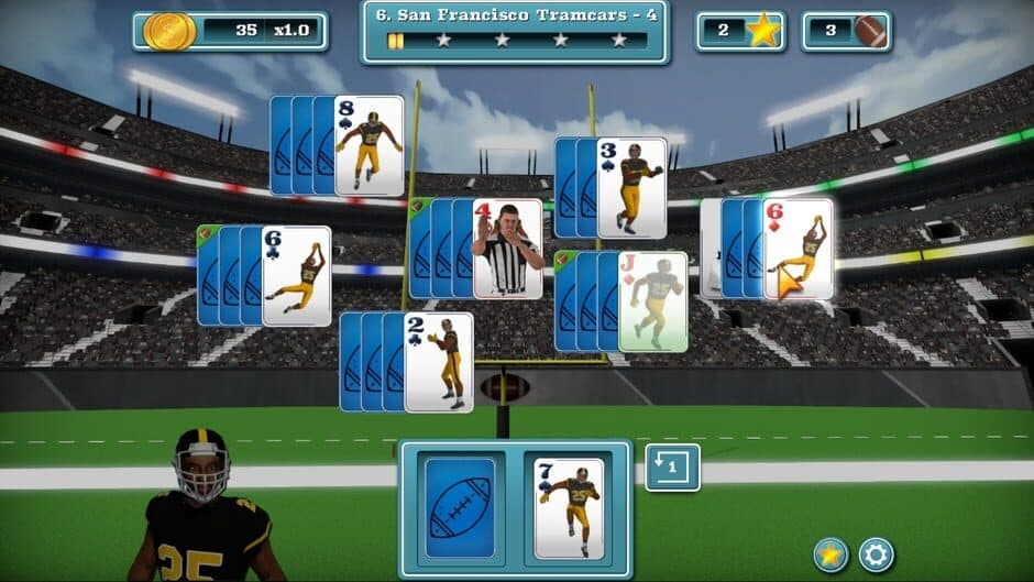Touch Down Football Solitaire screenshot