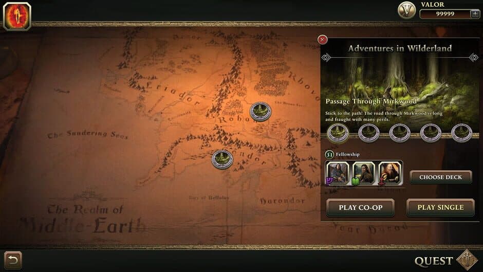 The Lord of the Rings: Adventure Card Game screenshot