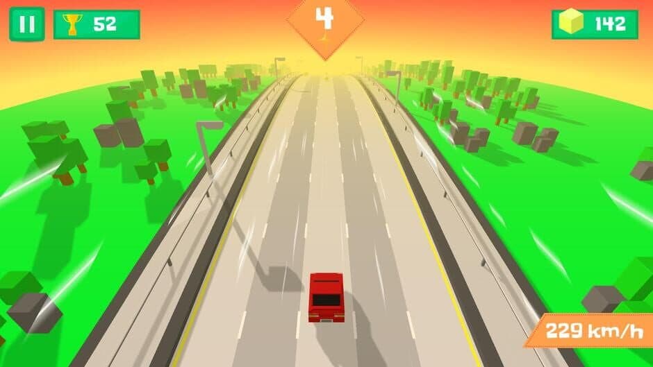 Pixel Traffic: Highway Racing screenshot
