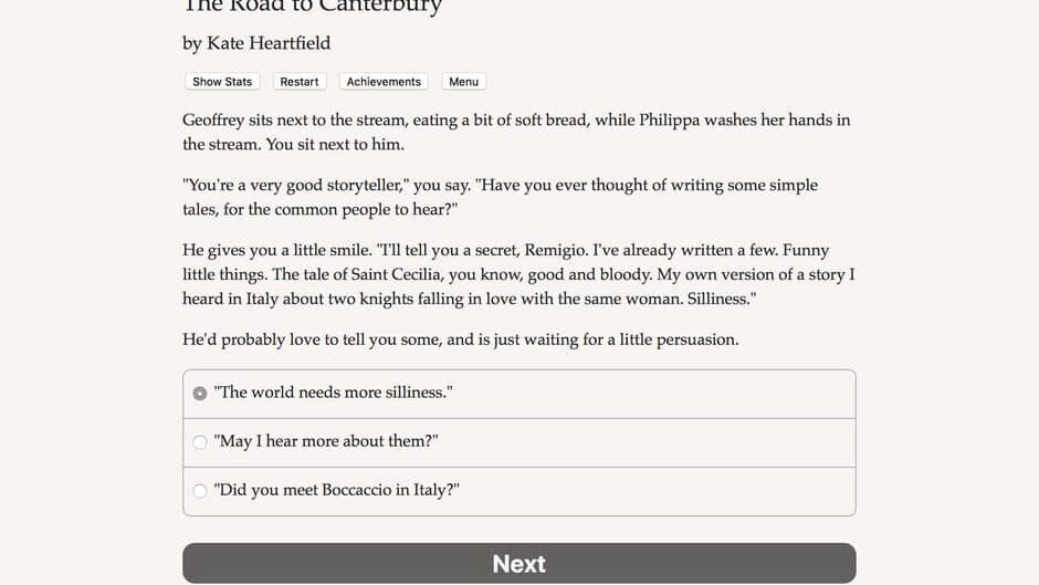 The Road to Canterbury screenshot