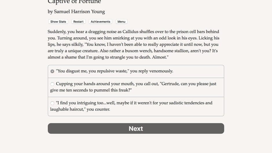 Captive of Fortune screenshot